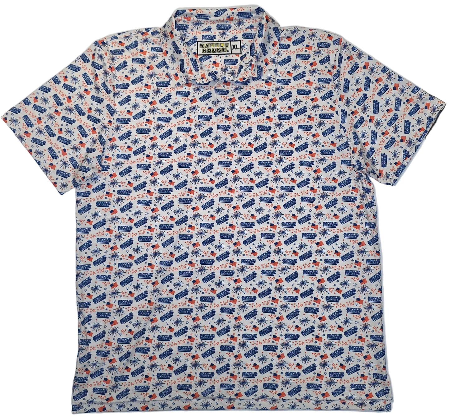 Firework Patriotic Polo Shirt