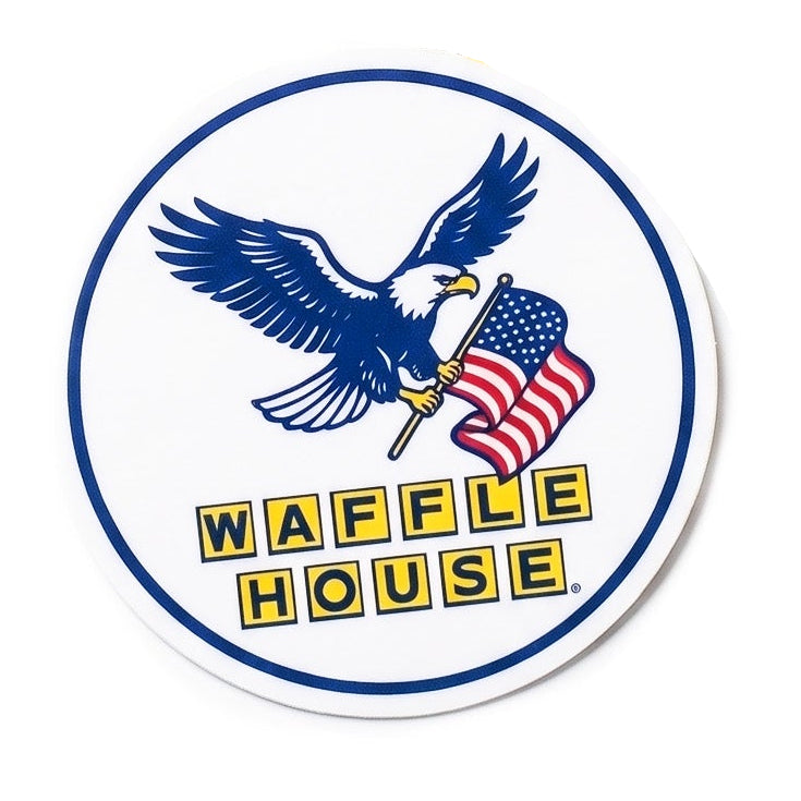 Waffle House Stickers 4 Pack
