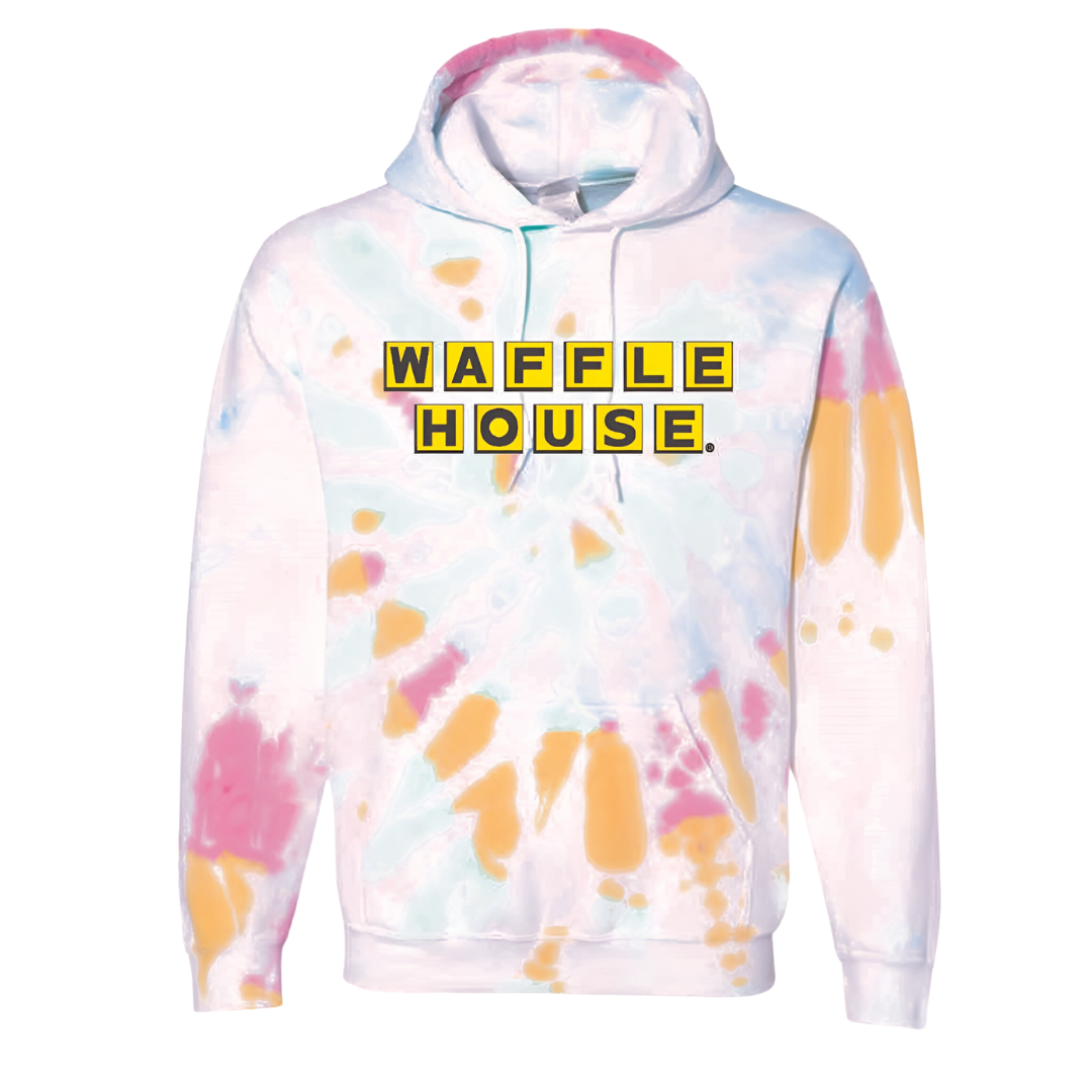 Waffle House Tie Dye Hoodie