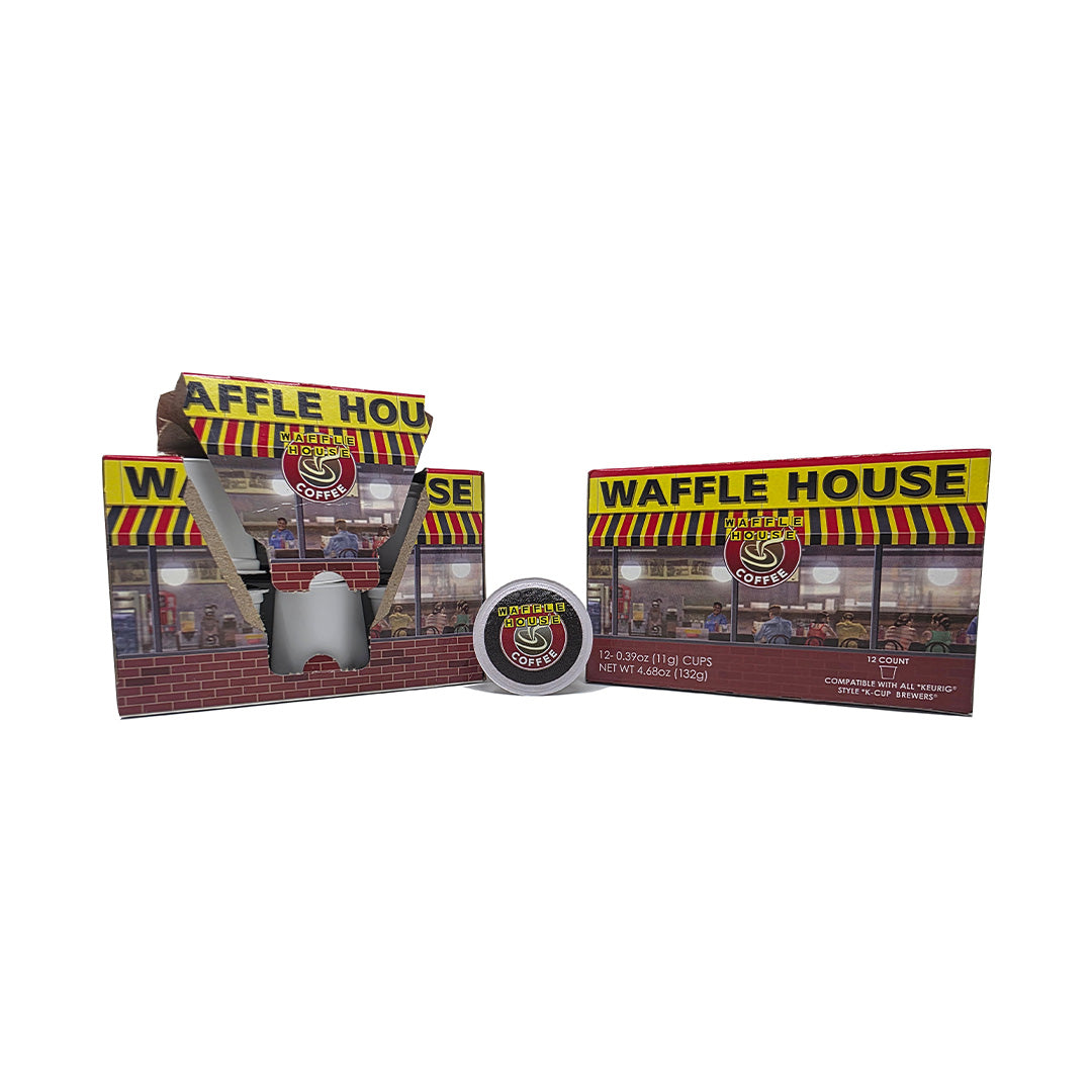 2 boxes of Waffle House coffee pods
