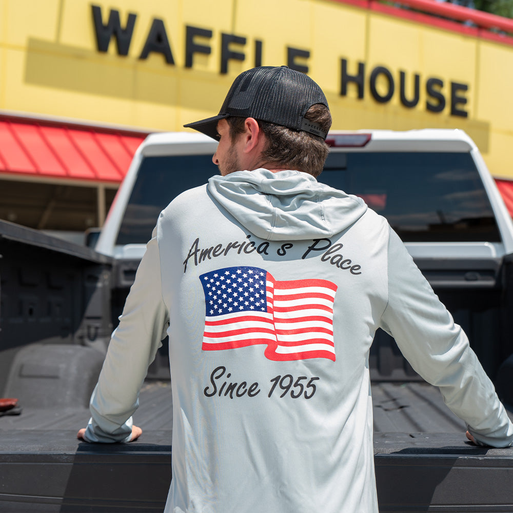 Waffle House Adult Hooded Tee