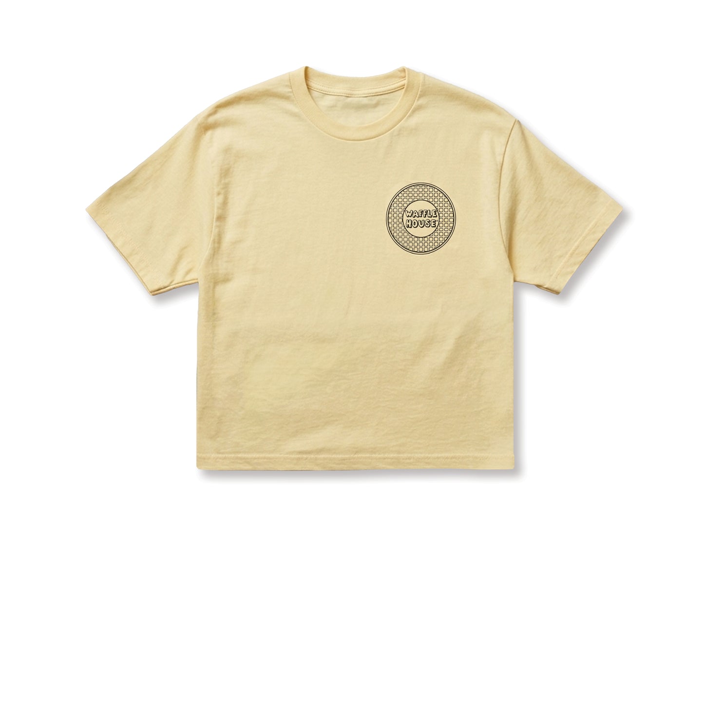 Waffle House Retro Logo - Cropped Boxy Tee