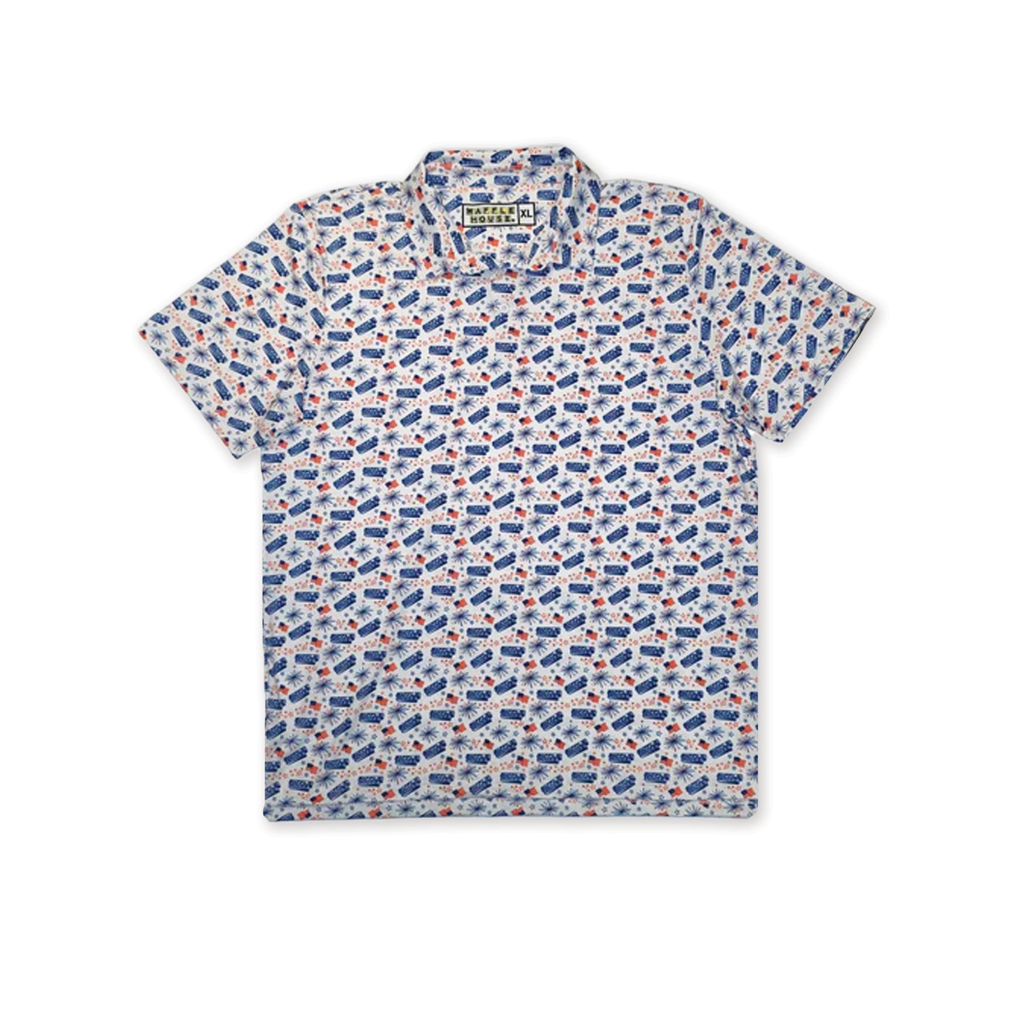 Firework Patriotic Polo Shirt