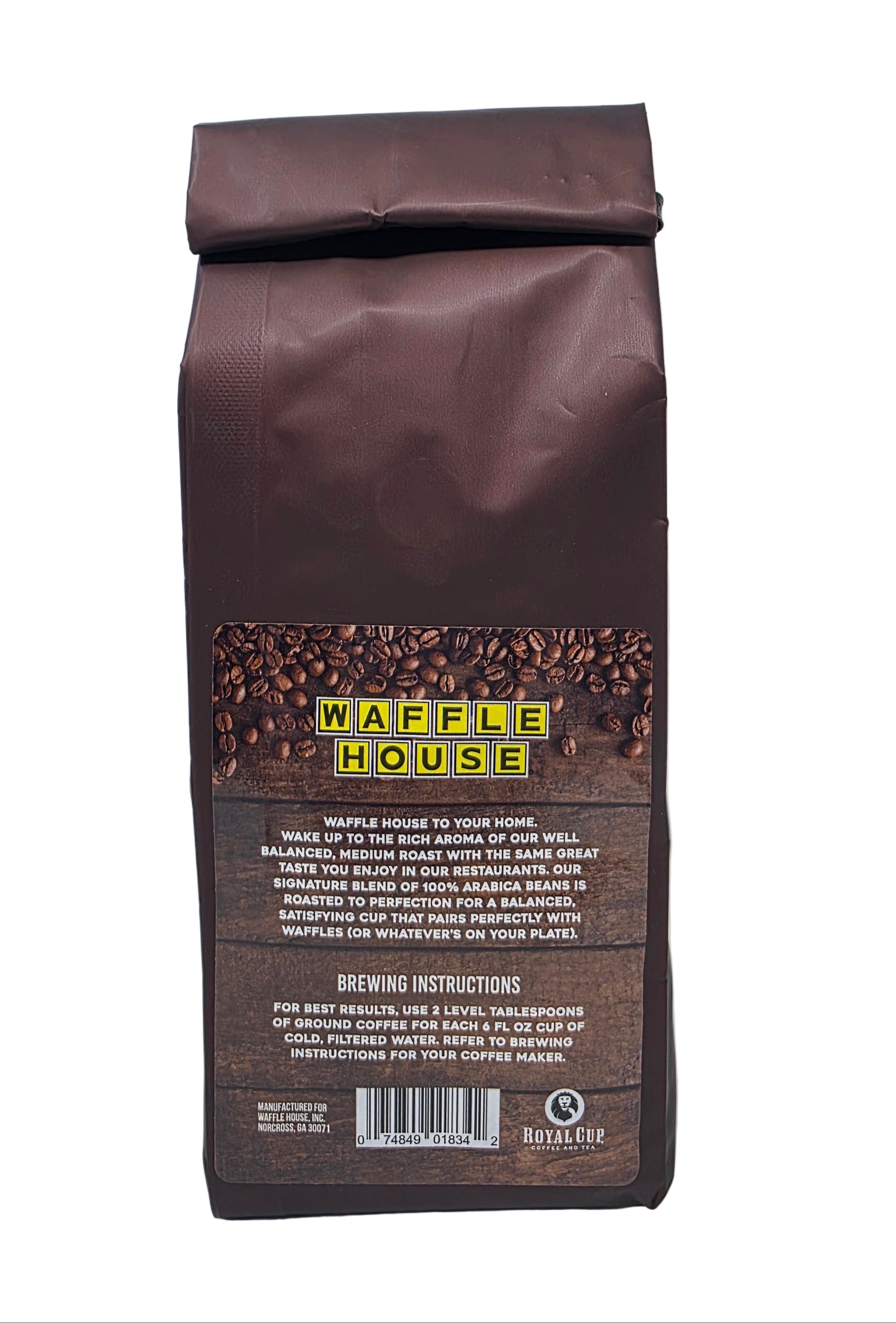 Waffle House Classic Coffee Blend information and instructions