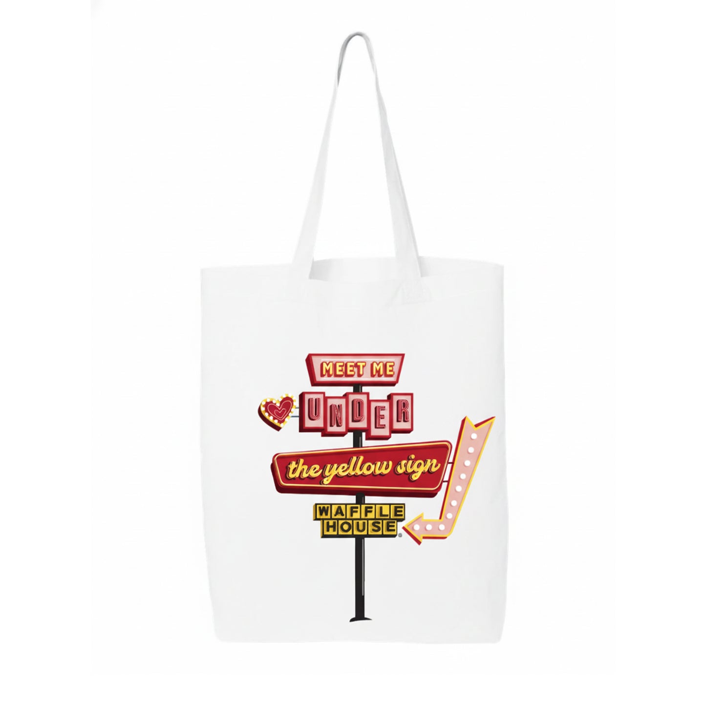 Waffle House Valentine's Tote