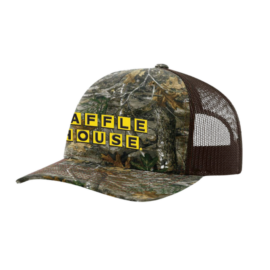 Waffle House Camo Trucker Hat – WHwebstore