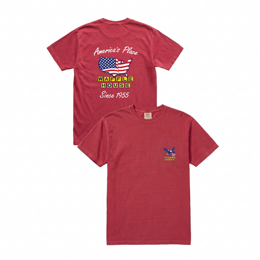 Waffle House Youth Patriotic Shirt