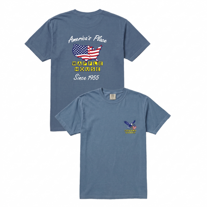 Waffle House Youth Patriotic Shirt