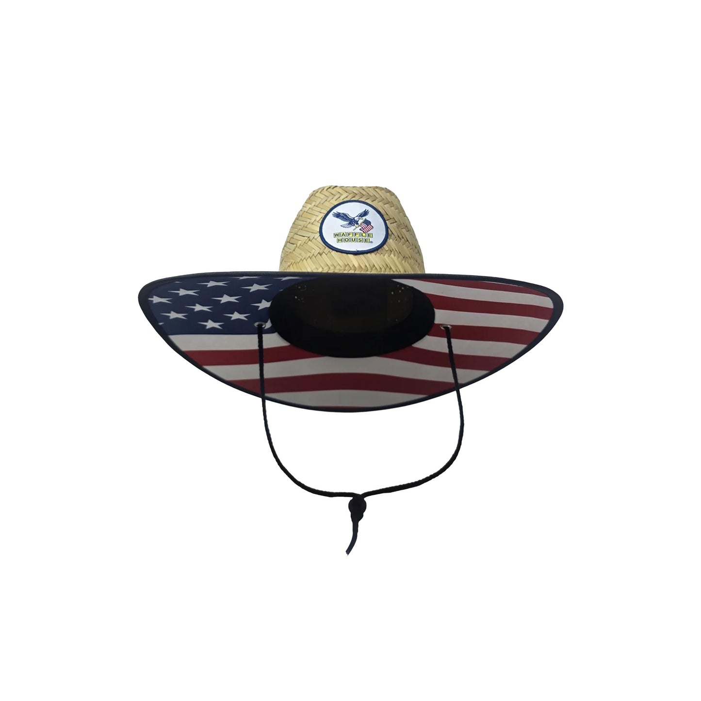 Waffle House Adult Patriotic Straw Hat