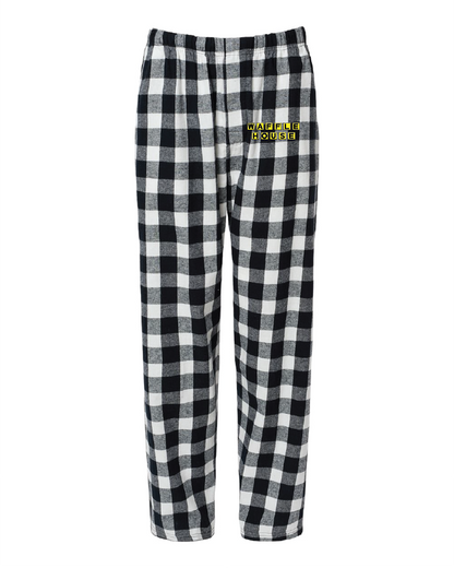 Black and white Flannel PJ Pant Waffle House