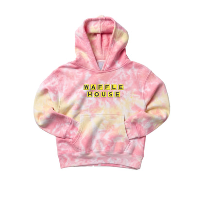 Waffle House Youth Tie-Dye Hoodie