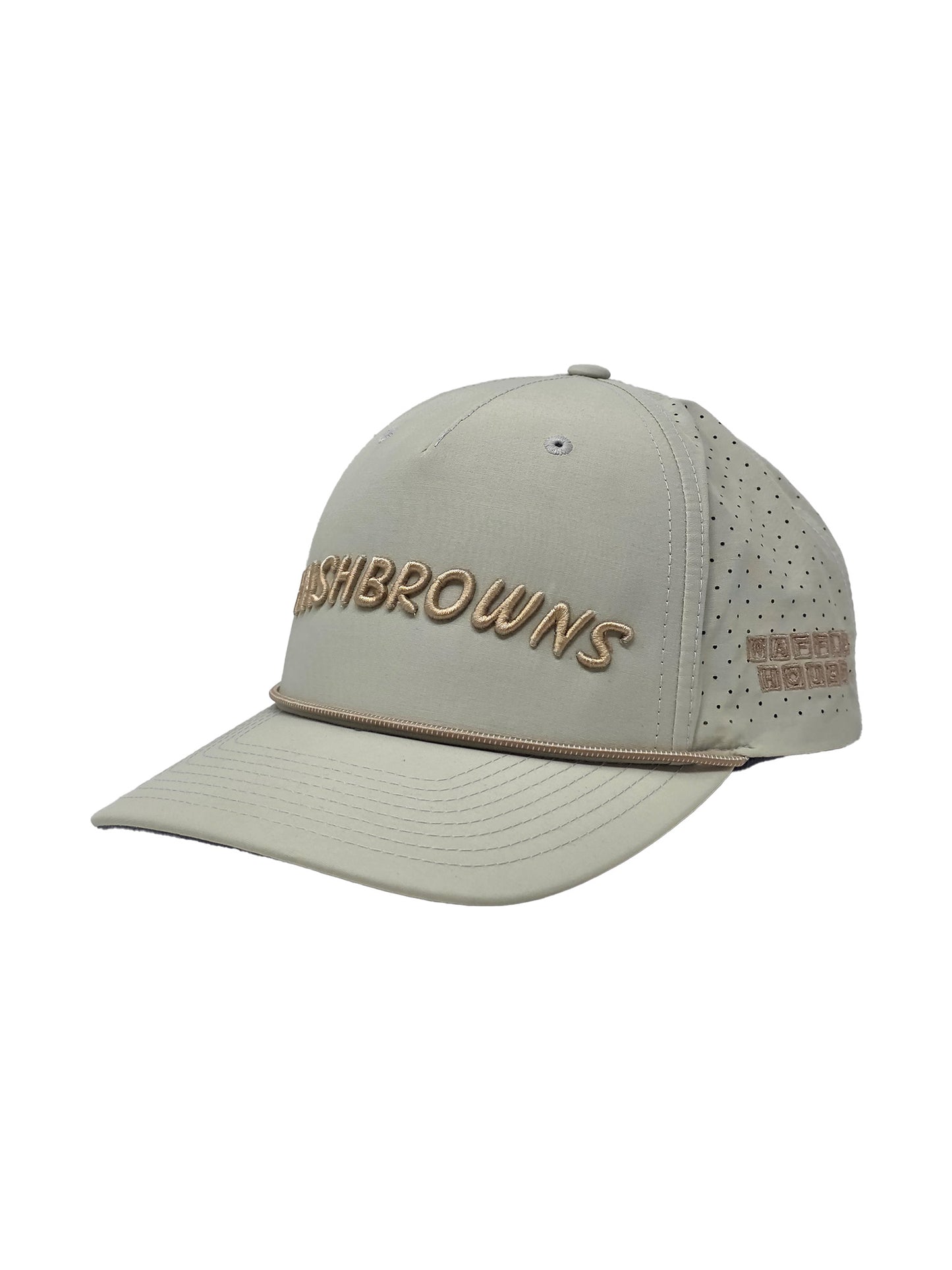 Hashbrowns Raised Lettering Hat