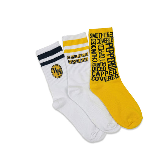 Waffle House Crew Socks 3-Pack