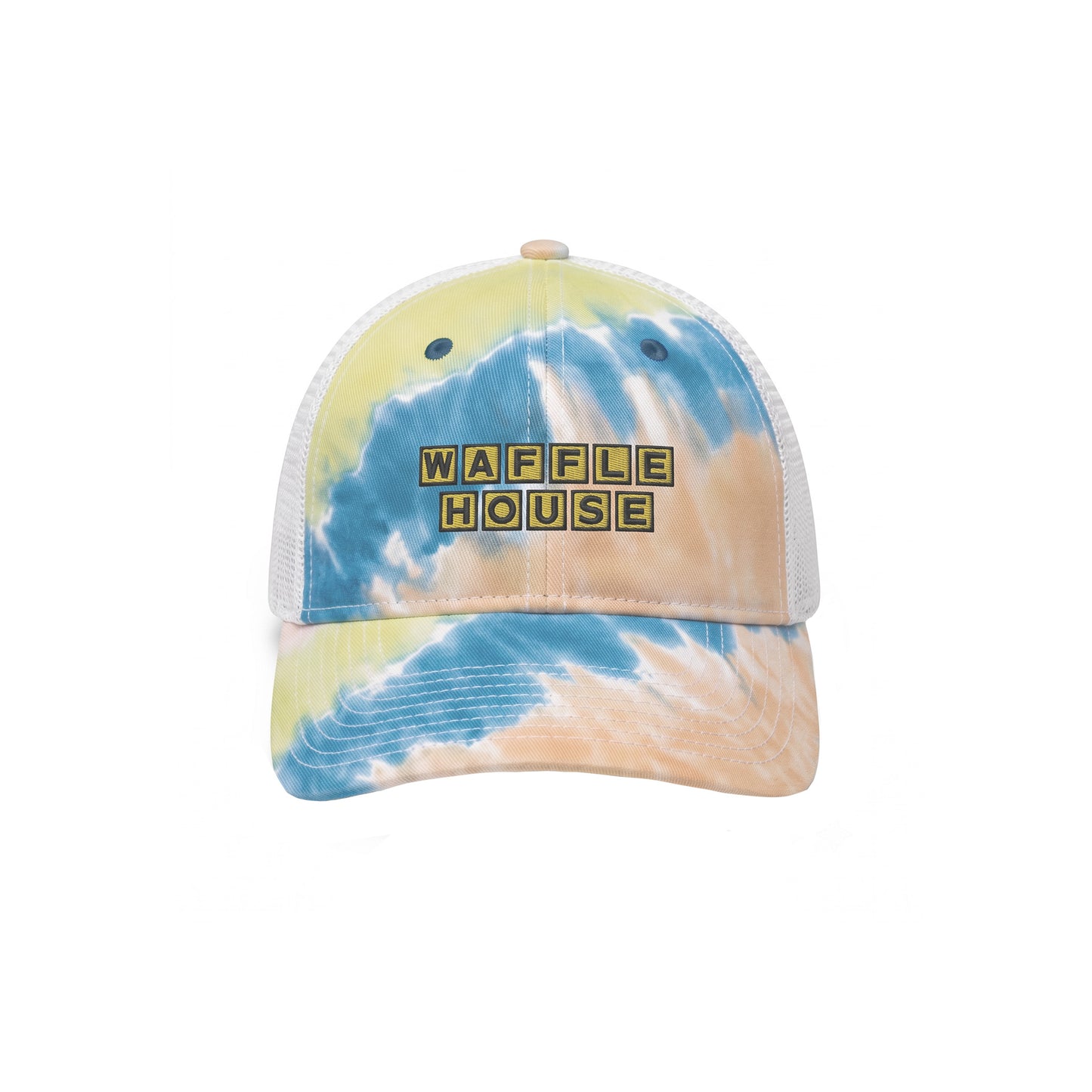 Waffle House Tie-Dye Trucker Hat