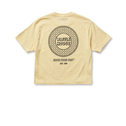 Waffle House Retro Logo - Cropped Boxy Tee