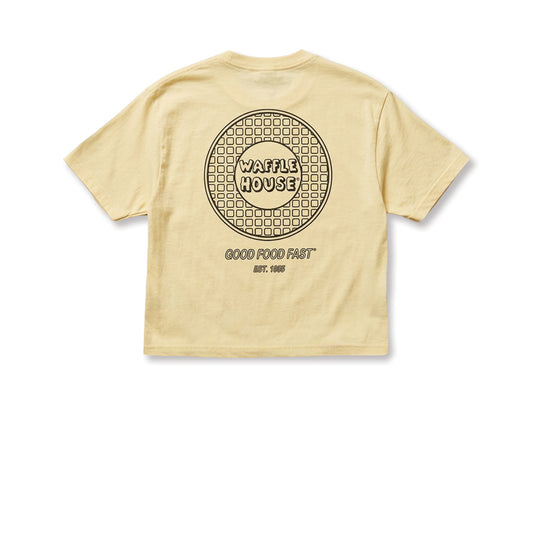 Waffle House Retro Logo - Cropped Boxy Tee
