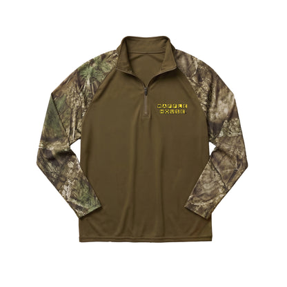 Performance Colorblocked Quarter-Zip Pullover