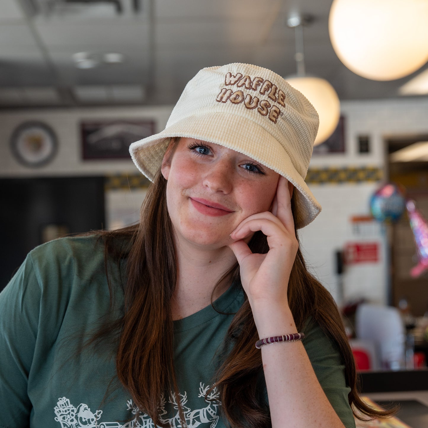 Waffle House Corduroy Bucket Hat