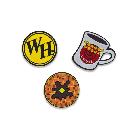 Waffle House Rubberized Bag Charms
