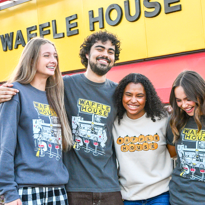 Waffle House Graveyard Shift Adult Halloween T-Shirt