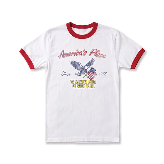 Waffle House Patriotic Ringer Tee